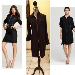 calvin klein black Gold zipper shirt dre